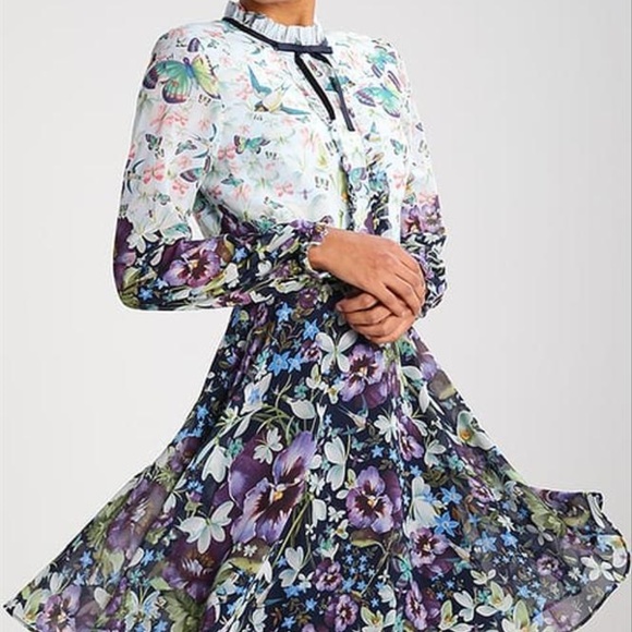 ted baker entangled enchantment dress